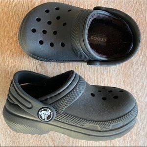 Kids classic lined crocs